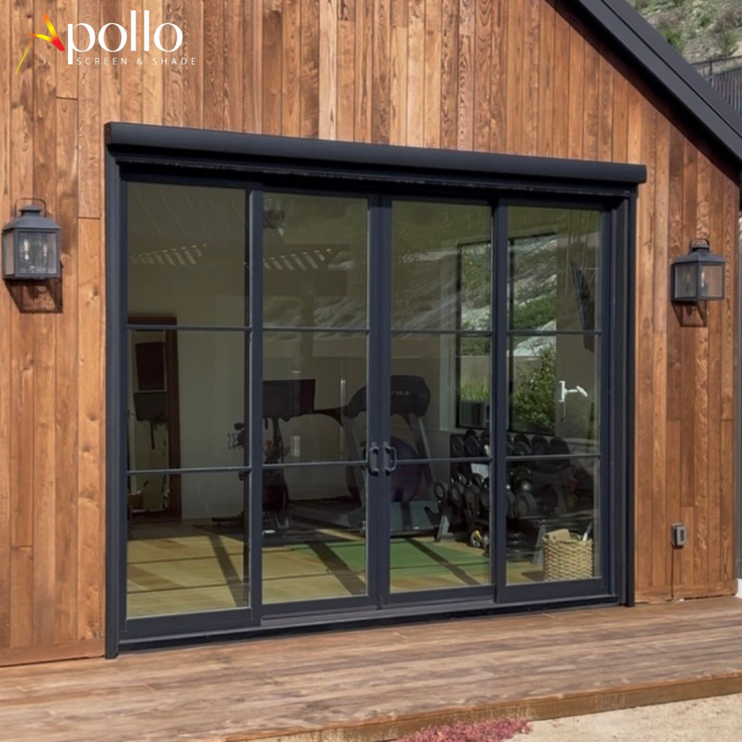 Workout Space Before The Apollo Privacy Shade.